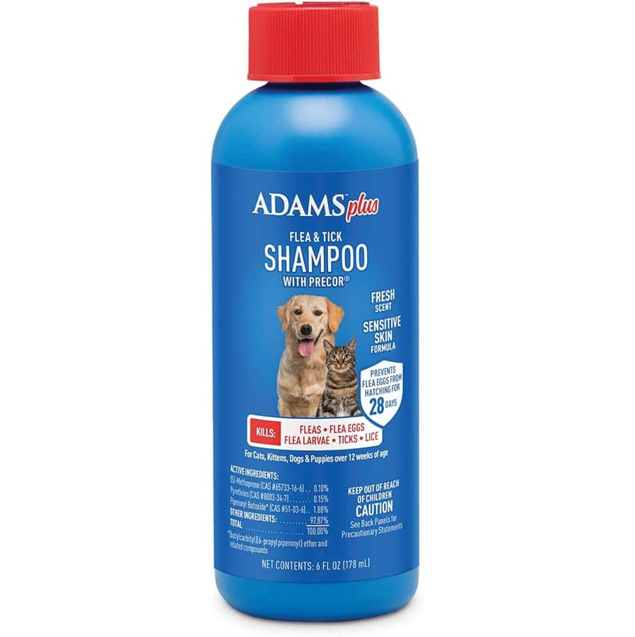 Adams Plus Flea & Tick Shampoo with Precor 12 oz
