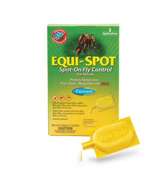 Equi-Spot® Spot-On Fly Control for Horses – 3 Pack (10 mL Tubes)