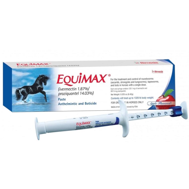 Equimax® Ivermectin 1.87% & Praziquantel 14.03% Oral Paste Horse Wormer