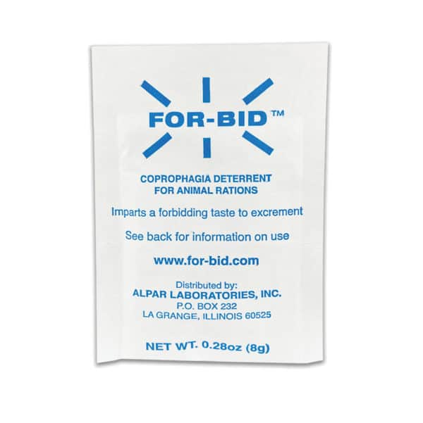For-Bid For Dogs And Cats - 12 Packets Stool Eating Deterrent By Alpar Labs