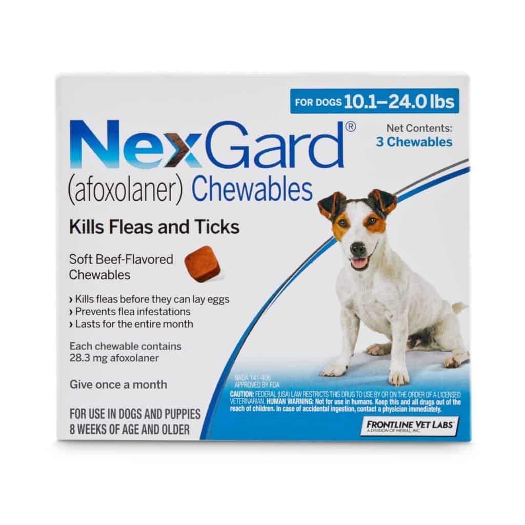 NexGard Chewable Flea & Tick for Dogs 10.124 lbs 3 Pack UPCO
