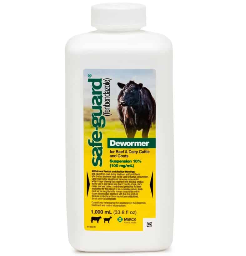 Safe-Guard 10% Suspension Cattle and Goat Liquid Dewormer 1000 ml