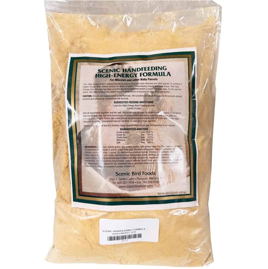 Scenic Hand Feeding Formula for Baby Macaws and Parrots 2 lb