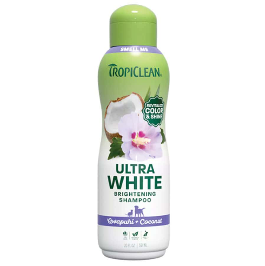 TropiClean Ultra White Brightening Shampoo 20 oz
