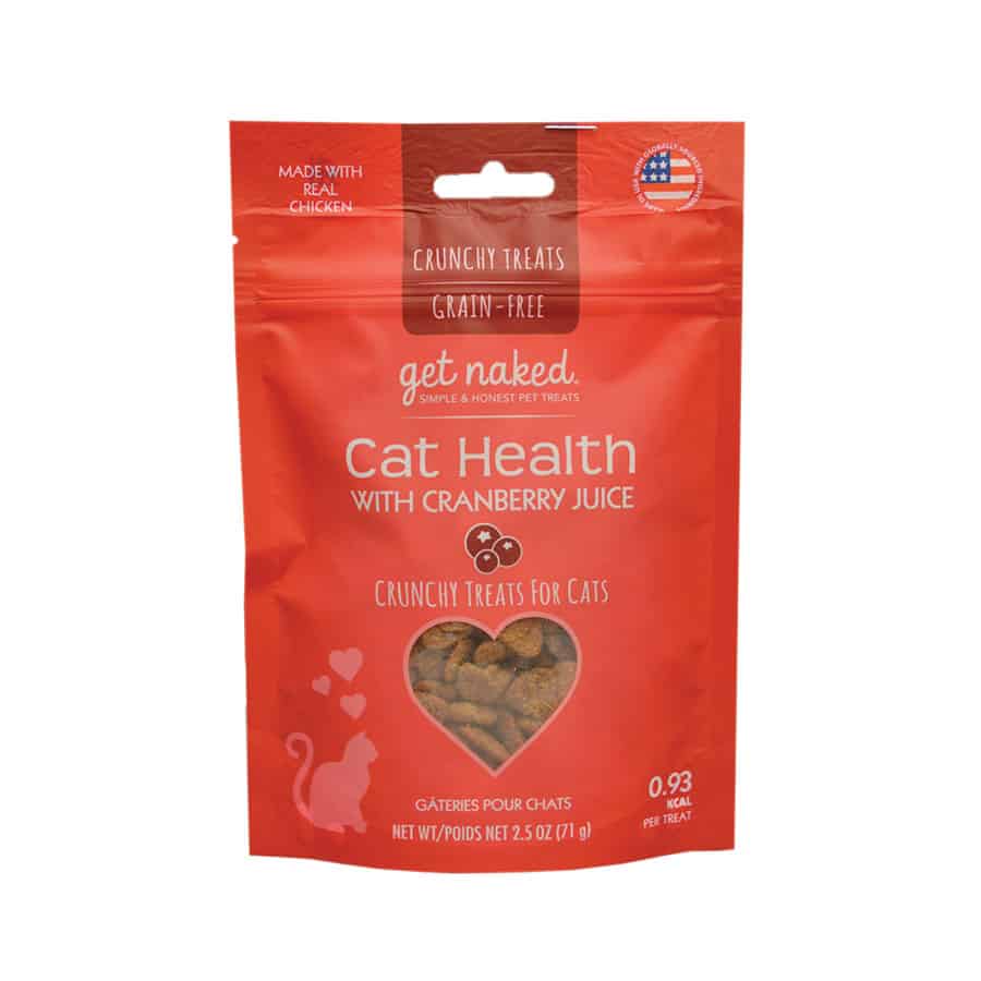 Get Naked® Cat Health with Cranberry Juice Crunchy Treats 