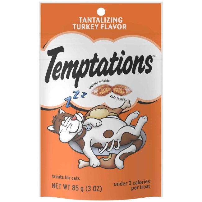 Temptations Tantalizing Turkey Flavor Cat Treats 3 oz