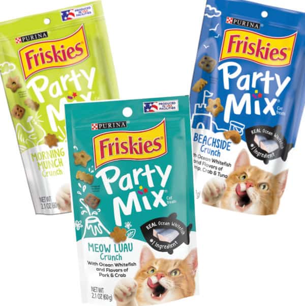 Friskies Party Mix Cat Treats 2.1 oz UPCO Pet Supplies