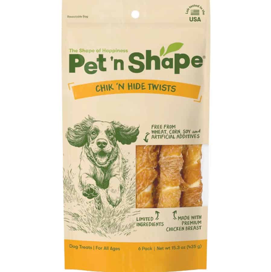 Pet 'n Shape Chik 'n Hide Twists 10" 6 Ct