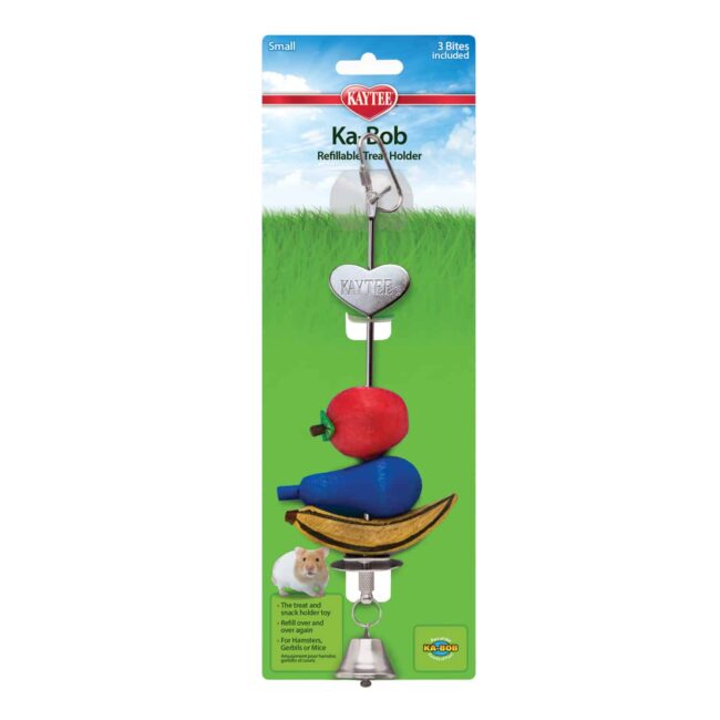 Kaytee Ka-Bob Chew Refillable Treat Holder 3 Bites