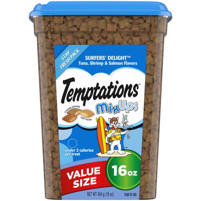 Temptations Mixups Surfers Delight Cat Treats 16 oz