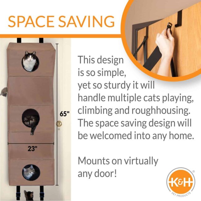 K&H Hangin' Cat Condo Door Hanging Cat Furniture