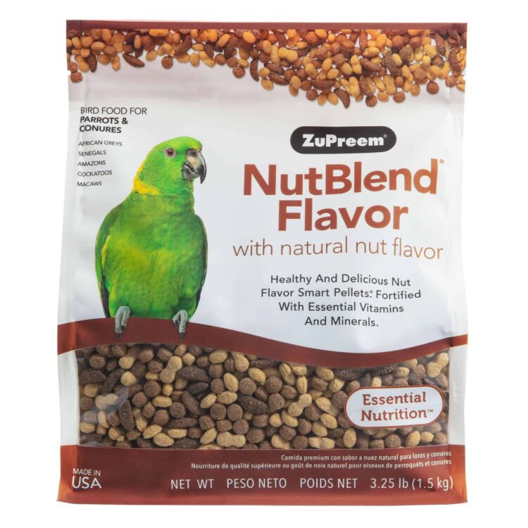 Zupreem Nut Blend Bird Food for Parrots & Conures