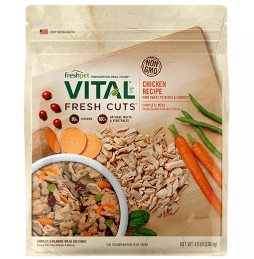 Freshpet Vital Fresh Cuts Chicken Recipe for Dogs 4.5 lb