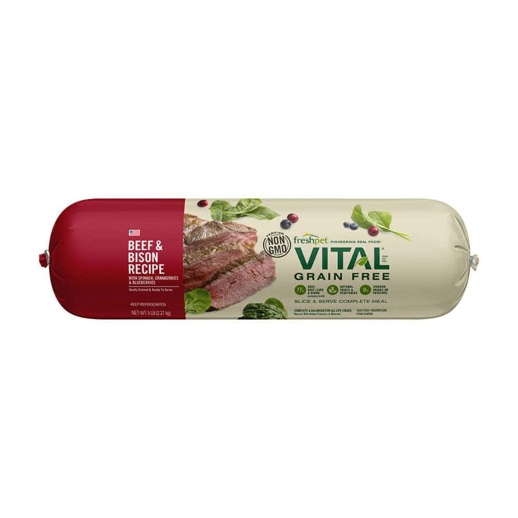 Freshpet® Vital® Roll GF Beef & Bison Recipe for Dogs 5 lb