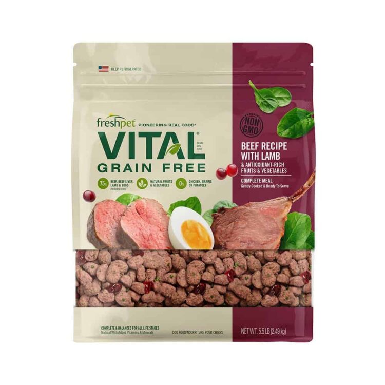 Freshpet® Vital® Meals GF Beef with Lamb Recipe for Dogs 5.5 lb