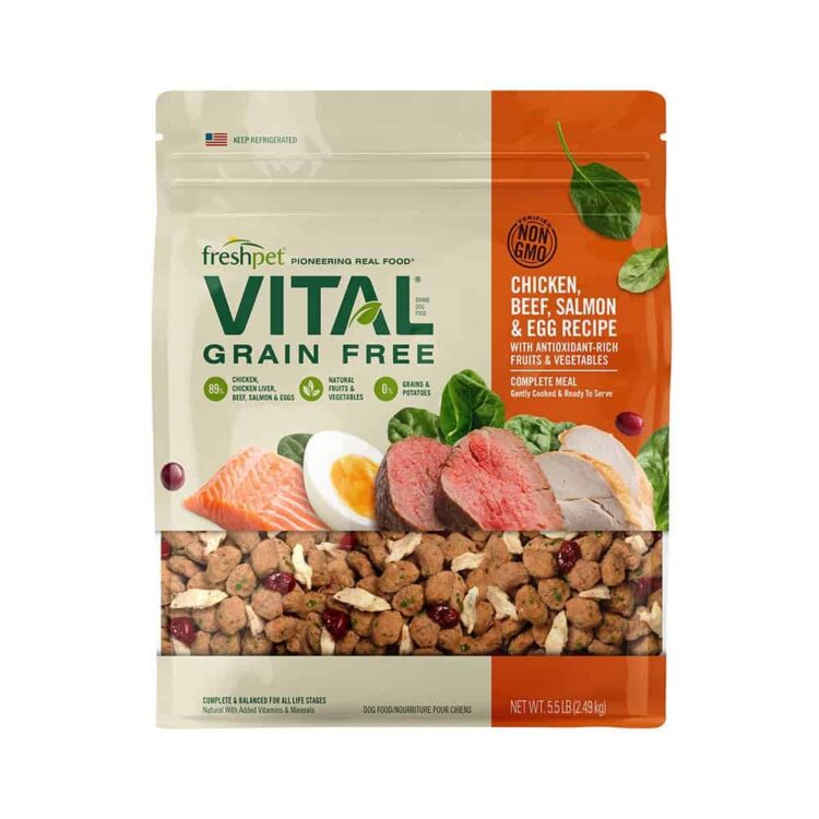 Freshpet® Vital® Meals GF Chicken, Salmon & Egg Recipe for Dogs 5.5 lb