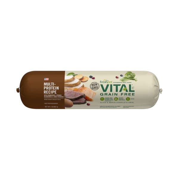 Freshpet Vital Roll GF Multi Protein Recipe for Dogs 2 lb