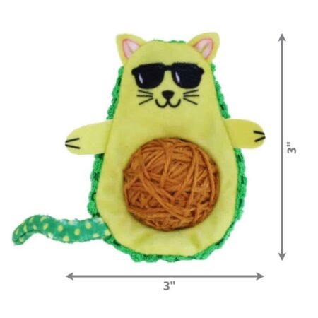 KONG Wrangler Avocato Cat Toy or XXS Dog Toy