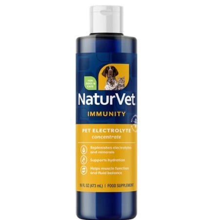 NaturVet Pet Electrolyte Concentrate for Dogs & Cats 16 oz