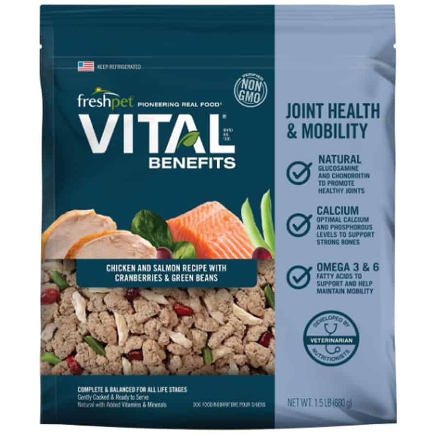 Freshpet Vital Benefits Joint Health Mobility Chicken Recipe