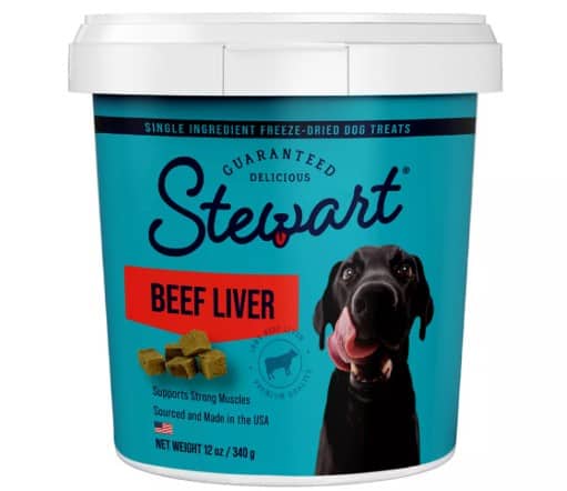 Stewart Beef Liver Freeze Dried Dog Treats 12 oz