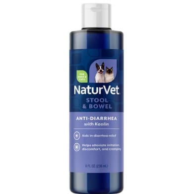 NaturVet Anti-Diarrhea Liquid for Dogs and Cats 8 oz