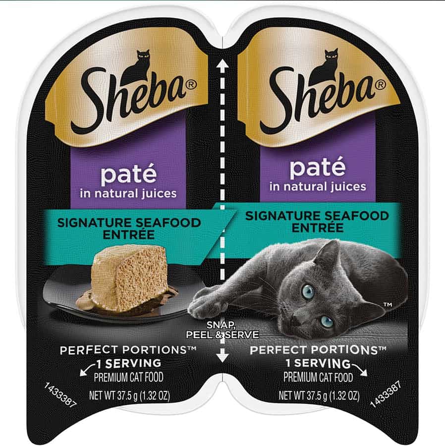 Sheba Perfect Portions Premium Paté Seafood Entrée 2.6 oz