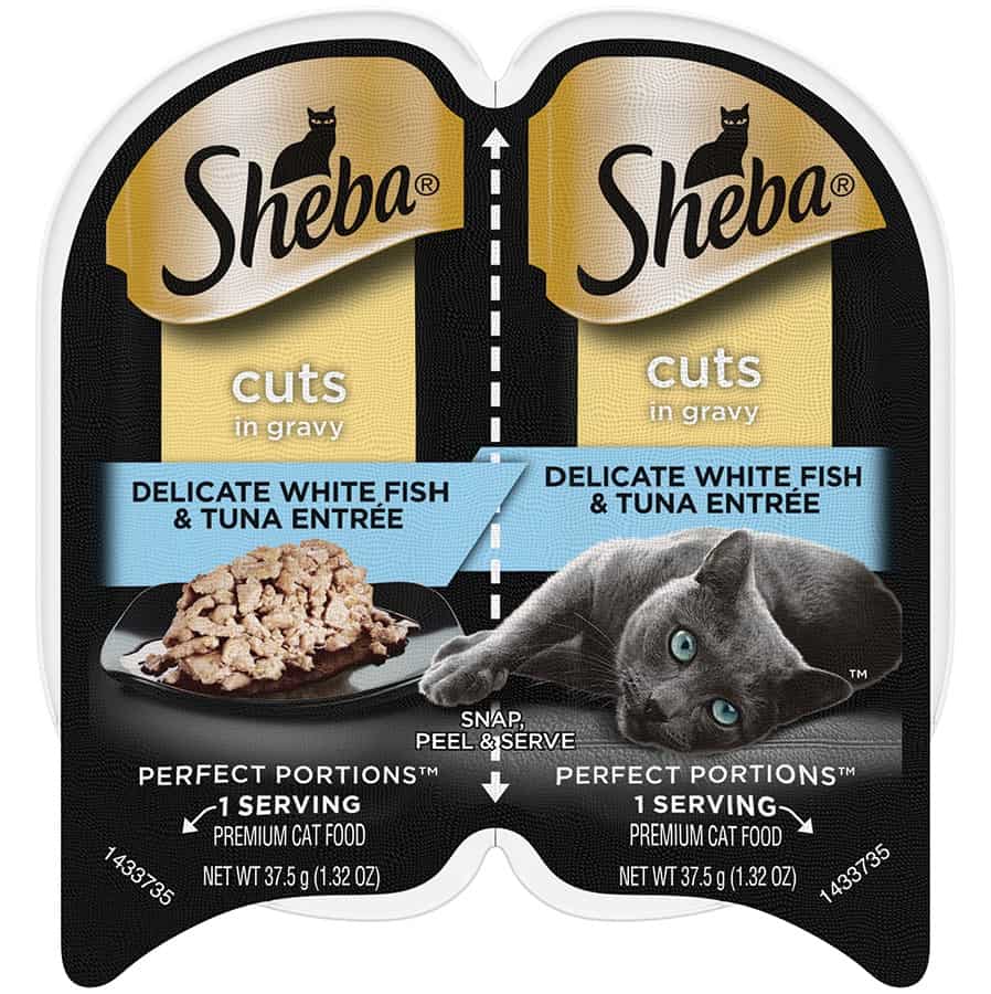 Sheba Perfect Portions Whitefish and Tuna Cuts 2.6 oz