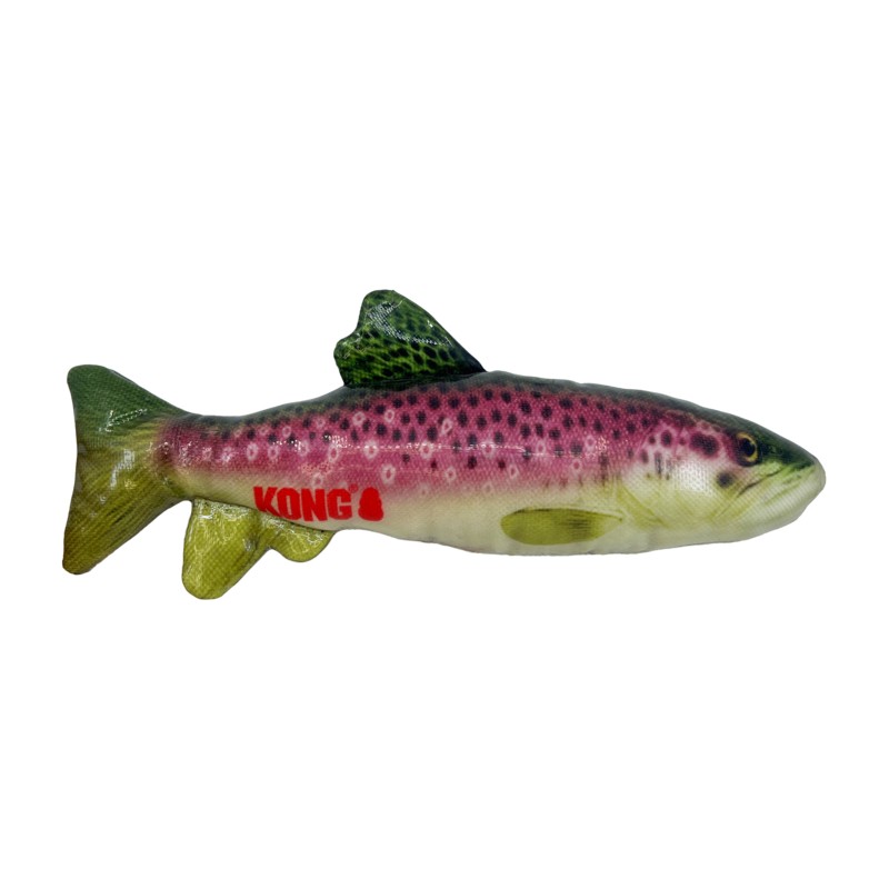 KONG Wild Shieldz Trout Dog Toy Medium