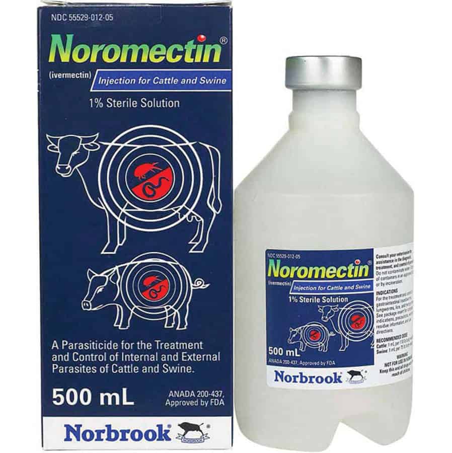Ivermectin 1% (ivermectin) Noromectin 500 ml