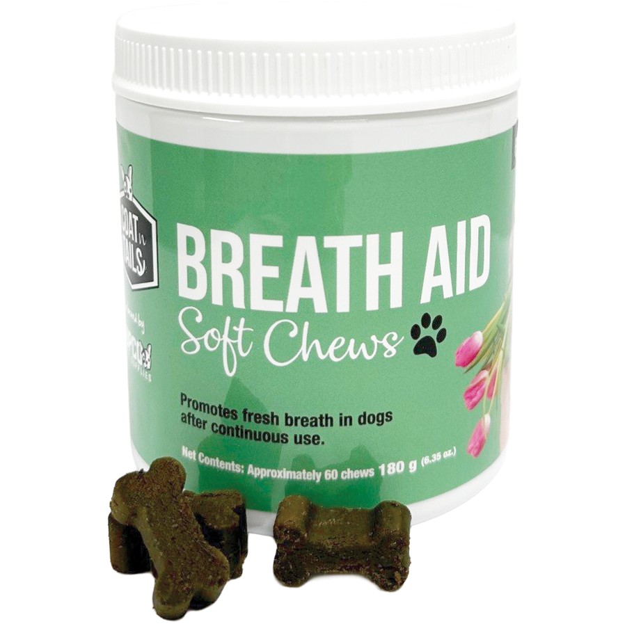 Coat N' Tails Breath Aid Soft Chews 60 Ct