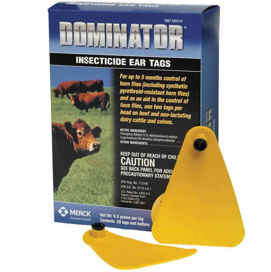 DOMINATOR Insecticide Ear Tags 20 Ct