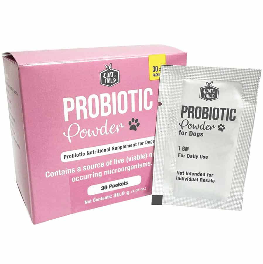 Coat N' Tails Probiotic Powder for Dogs 1 oz Packets 30 Ct