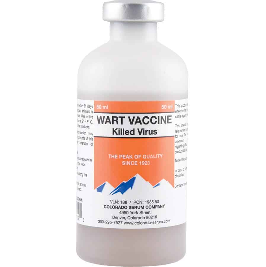 Colorado Serum Cattle Wart Vaccine 50 ml