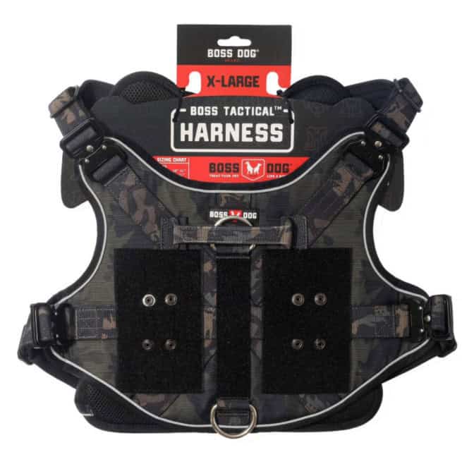 Boss-Dog-Black-Camo-Harness-XL