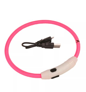 Light-Up-Ring-Collar-Pink