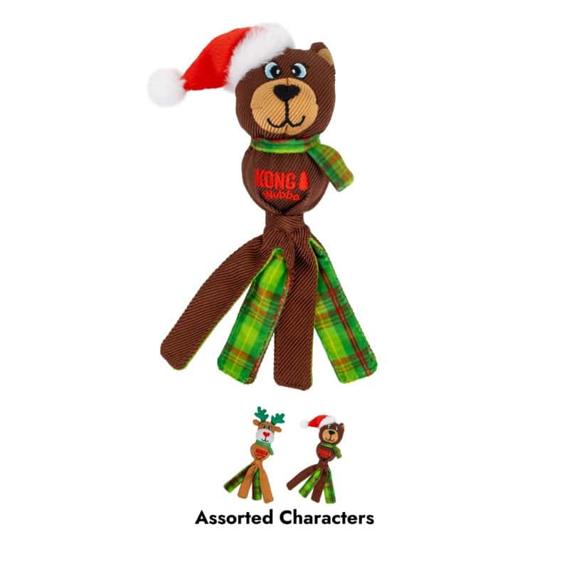 KONG® Holiday Wubba® Assorted Dog Toy – Small