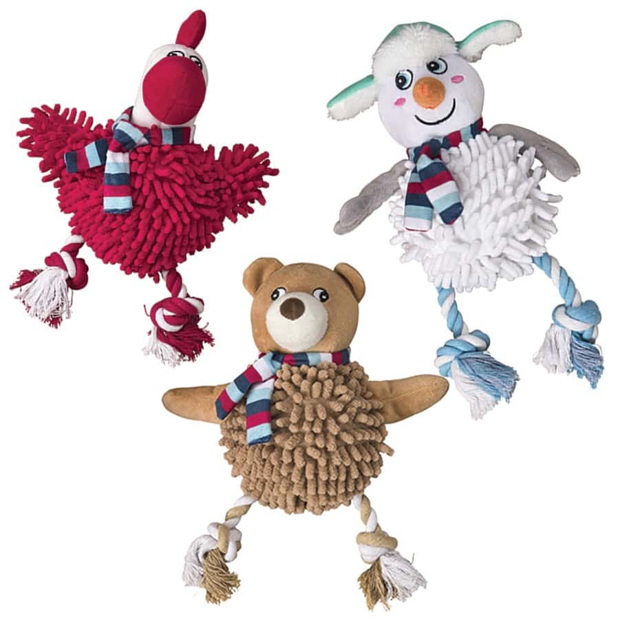SPOT® Holiday Gigglers Assorted Dog Toy 12"