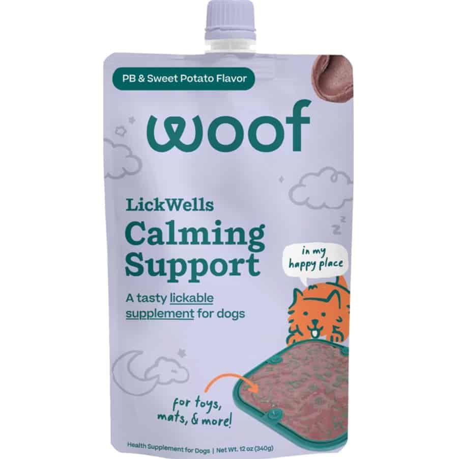 Woof® LickWells Calming Lickable Dog Supplement 12 oz
