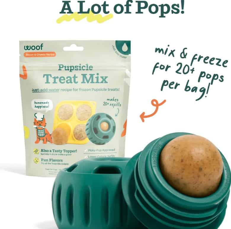 Woof® Pupsicle Treat Mix Bacon & Cheese Lickable Dog Treats 5.5 oz