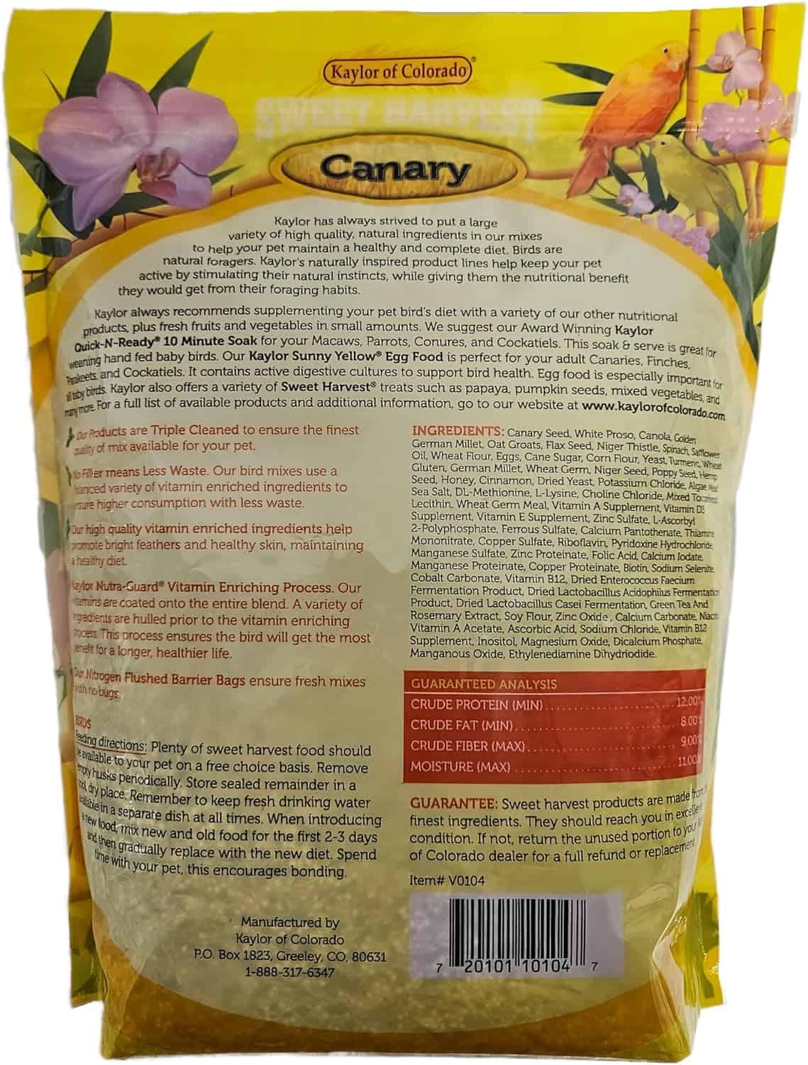 Sweet-Harvest-Canary-2-lb-INFO2