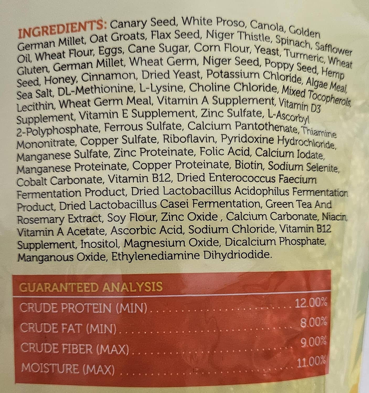 Sweet-Harvest-Canary-2-lb-INFO3