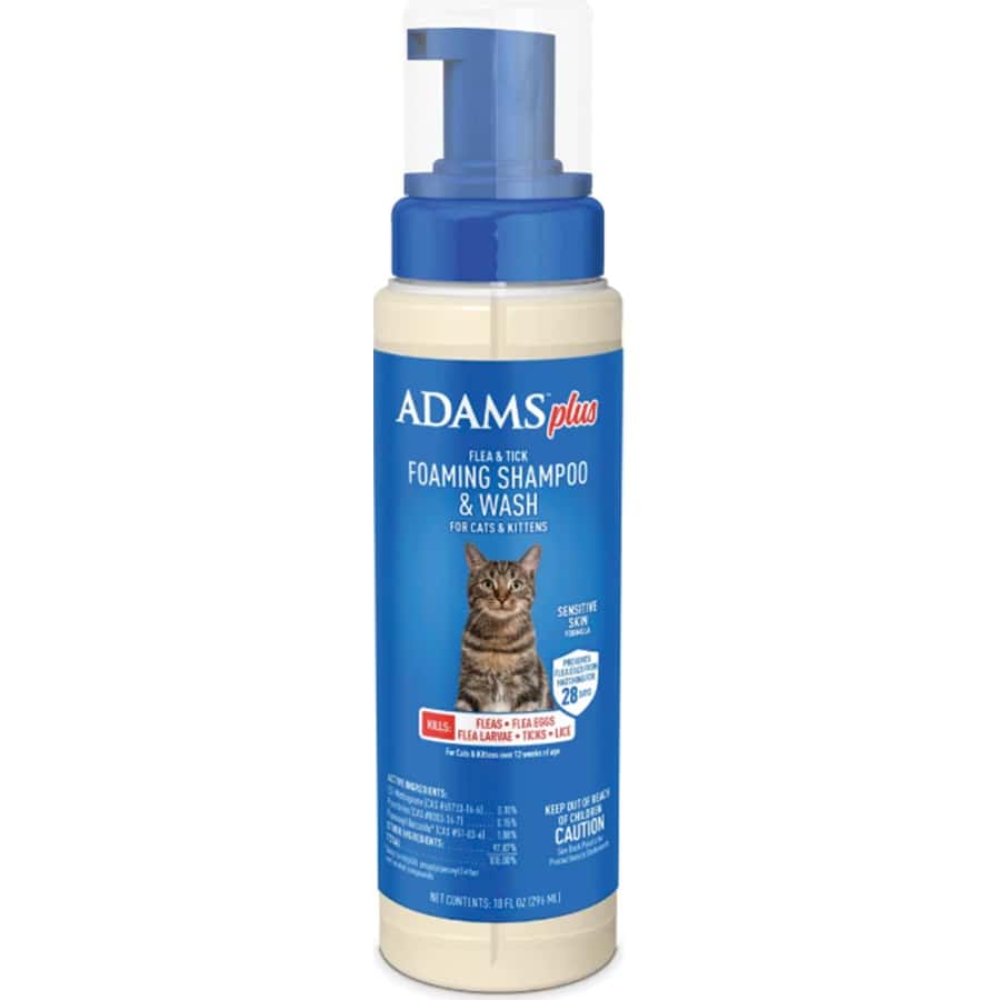 ADAMS™ Plus Flea & Tick Foaming Shampoo for Cats & Kittens 10 oz