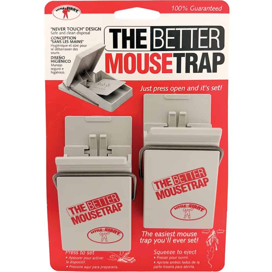 Little Giant® The Better Mouse Trap – Easy-Set No-Touch Mouse Traps 2 Pack